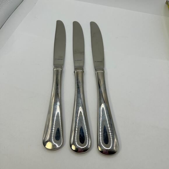 3 Modern Solid Knife Swedish Lodge 9 3/8" Lenox 1/4" Thick - Picture 3 of 7